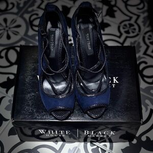 White House Black Market Women's Black Heels
